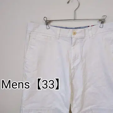 D144 [ US 수입 ] 타미힐피거 숏팬츠 [ 남성용 33 ] 화이트