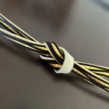 [ 새상품급 ] 허리띠 삼분끈 블랙 금 유니크