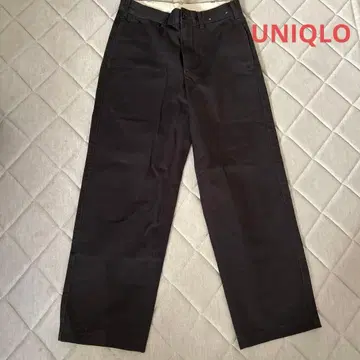 블랙 치노 팬츠 UNIQLO 허리 73cm