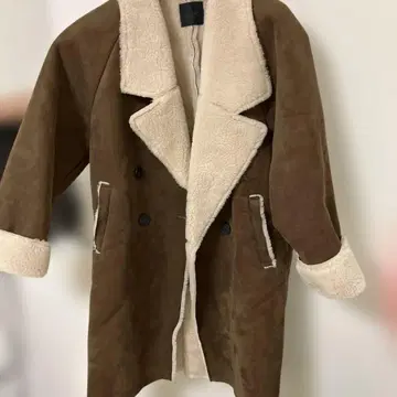 kaf 페이크 무스탕 타입 롱 기장