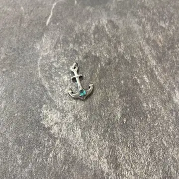 실버 925 닻 모양 펜던트 탑