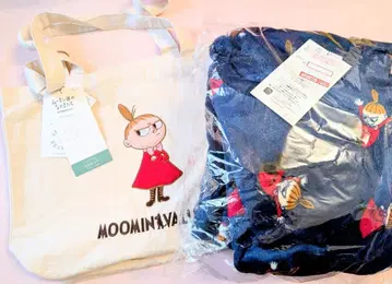 무민 계곡의 친구들 토트백 올 패턴 풀오버 보아 팬츠 세트