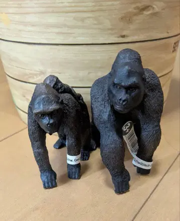 슐라이히 마운틴 고릴라 고릴라 동물 피규어