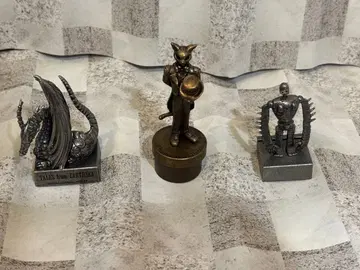 [ 박스 있음 ] 지브리 미술관 한정판 구리 동상 피규어 3종 세트