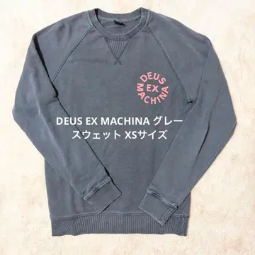 DEUS EX MACHINA 그레이 맨투맨 XS 데우스 엑스 마키나