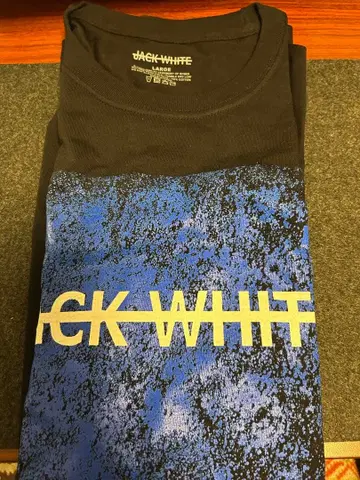 [ 새상품 ] JACK WHITE 2025년 투어 T셔츠 L 사이즈