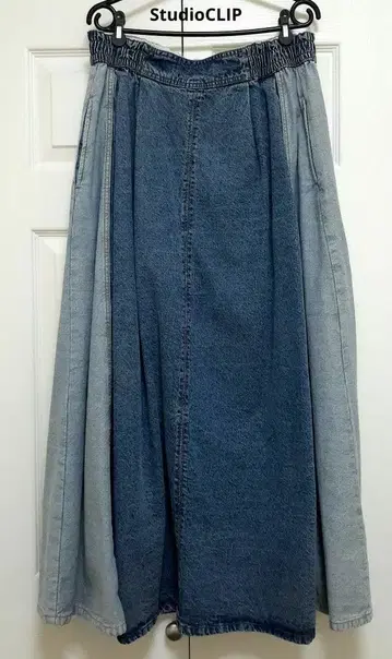 StudioCLIP [ONKUL 게재 상품] 패치워크 데님 스커트