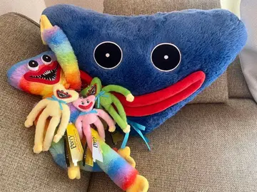 Poppy Playtime 허기 워기 쿠션 & 작은 봉제 인형 세트