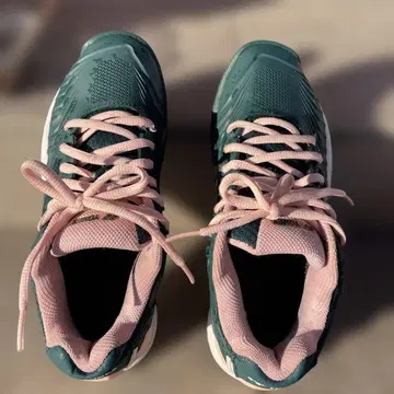 YONEX 테니스화 그린/핑크