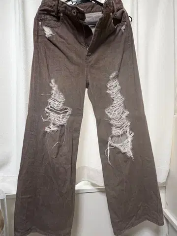 여성용 데미지 데님