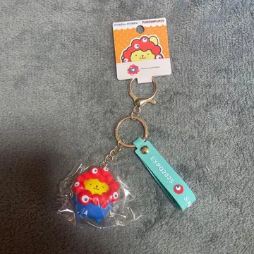 미사용 새상품 오사카 간사이 박람회 산리오 먀쿠먀쿠 폼폼푸딩 키링