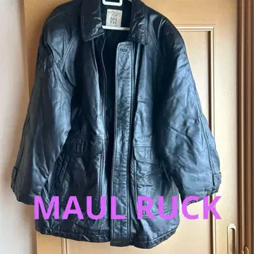 몰랙 MAULRUCK 블랙 가죽 자켓