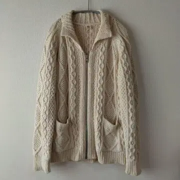 론 헤르만 아이보리 케이블 니트 가디건 S 사이즈