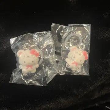 산리오 캐릭터즈 메지루시 액세서리 포근포근 스노우 헬로키티