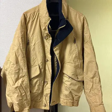 코튼 캠핑 베이지 점퍼