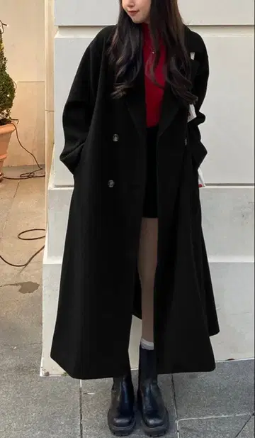 더블 버튼 체스터 코트[ze790] 그레일