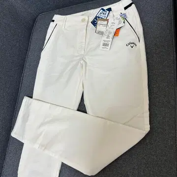 [ 새상품 ] Callaway 여성용 골프 팬츠 화이트 M