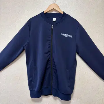 BRIEFING 풀 집업 저지 L 사이즈 네이비