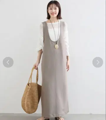 [ 미사용 새상품 ] slobe iena U넥 오버롤 스커트 스 이에나