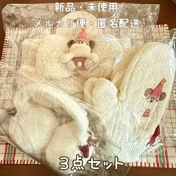 디즈니 릴린린 머리띠 & 머플러 & 귀도리 3종 세트