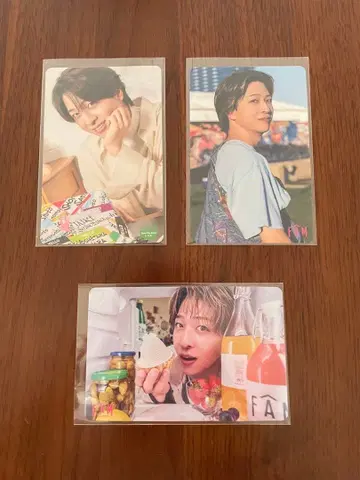 timelesz 테라니시 타쿠토 트레이딩 카드 3장 세트