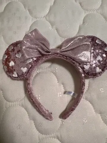 미니 귀 머리띠 하트 장식 포함