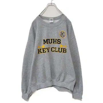 해외 구제 의류 길단 클럽스웨트 MUHS KEY CLUB