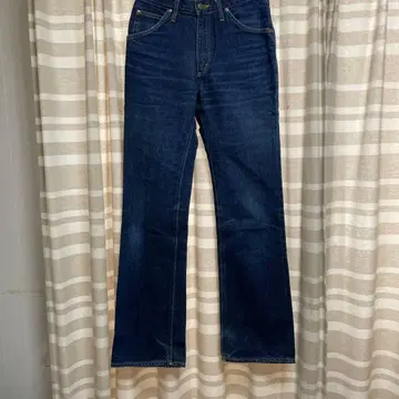 리 부츠컷 데님 다크 블루 청바지 G팬 청바지