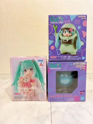하츠네 미쿠 자쿠미쿠 피규어 세트