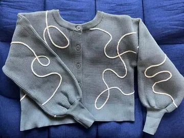 LOWRYS FARM 자수 2WAY 가디건