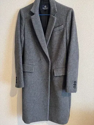 BRAHMIN 롱 체스터 코트 38