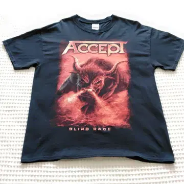 Accept 밴드 메탈 셔츠 L 사이즈