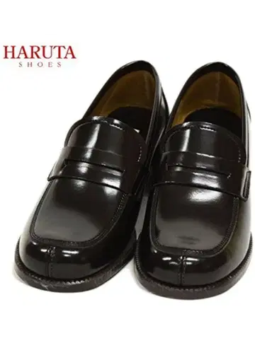 HARUTA 로퍼 4565 블랙 25.0cm