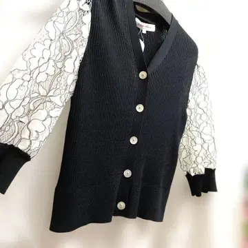 리브 니트 가디건 사이즈 40