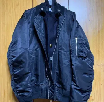 sacai 17AW 블레이저 도킹 MA-1