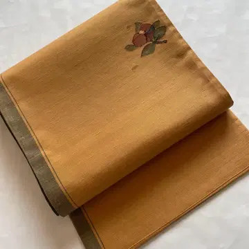 순수 실크  샤레 오비 심 없음 미사용 새상품 작가 작품