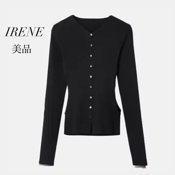 아이레네 사이즈 36 새상품급 즉시 구매 ok 긴팔 가디건 블랙
