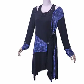 OzzCroce 레이어드 스타일 변형 원피스