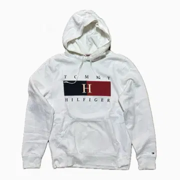 TOMMY HILFIGER 화이트 후드티 타미힐피거