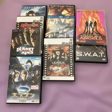 서양 영화 DVD 묶음 판매 9장 세트 인기 액션 SF 다수
