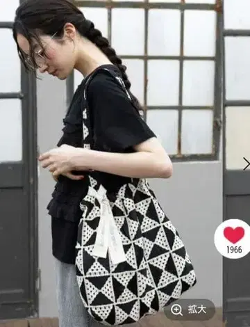 니코앤드 오리지널 레이스 드로스트 토트백