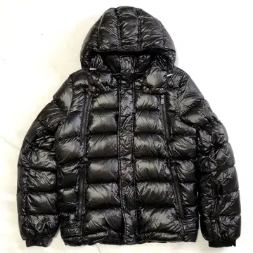 새상품급 TATRAS DIOMEDE 다운 자켓 블랙 광택감 03 후드