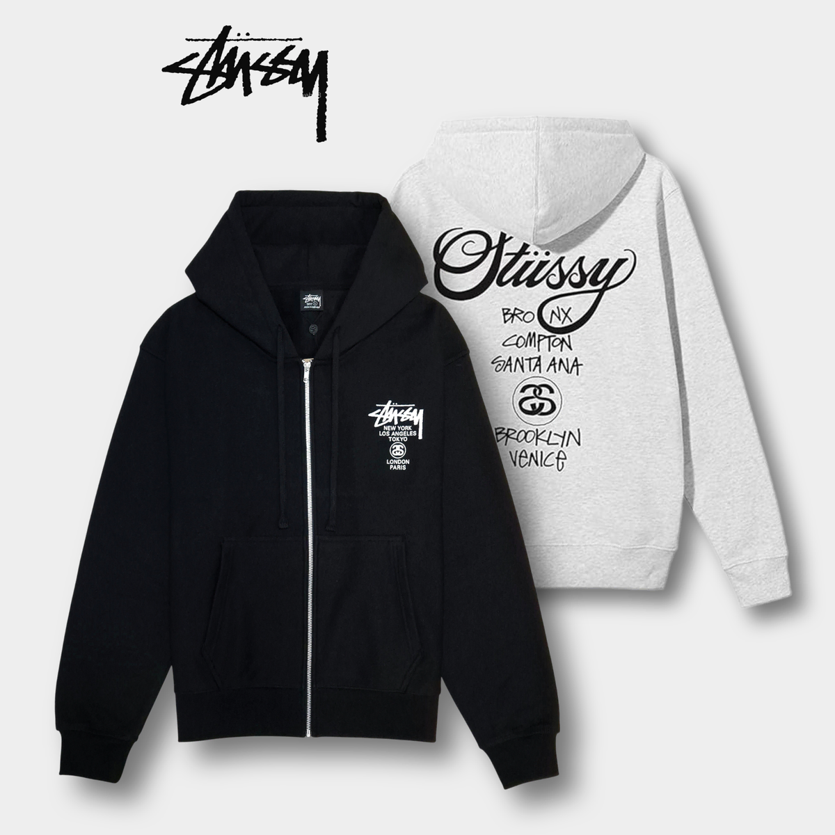 Items Similar to Stussy Dance Energy Hoodie White L Japan Origin