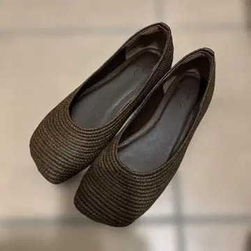 moussy M_ RAFFIA FLAT 슈즈