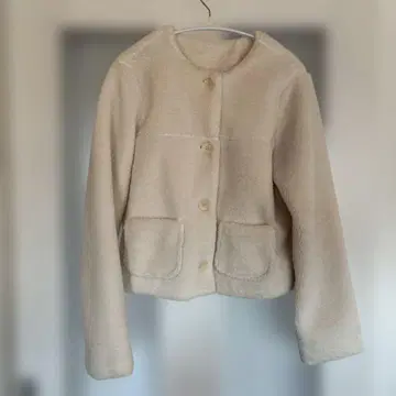Dazy 플리스 자켓 M 크림