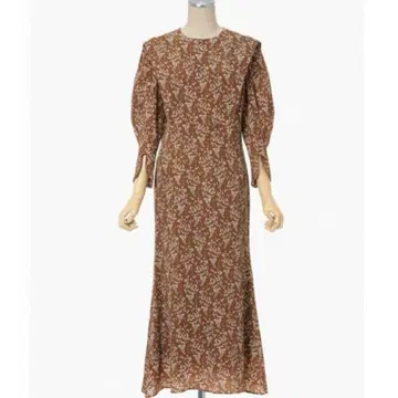 mame 꽃무늬 원피스 벚꽃 패턴 사이즈 2