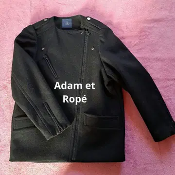 Adam et Rope 블랙 피 코트 사이즈 1
