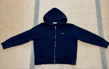 라코스테 LACOSTE 네이비 풀 집업 후드티