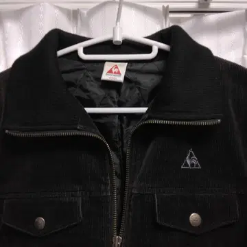 르꼬끄 스포르티브 블랙 코듀로이 후드티 L 사이즈