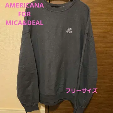 AMERICANA FOR MICA&DEAL 롱 T